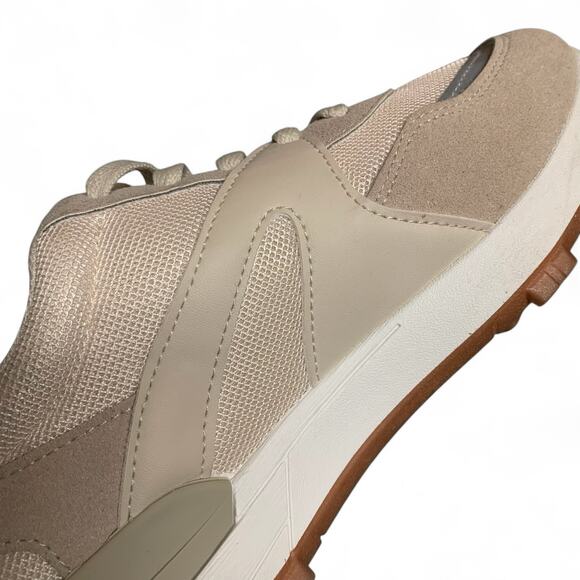 Racheal Zoe Sophie Tan & Cream Lace-Up Sneakers Size 9 - Picture 8 of 9